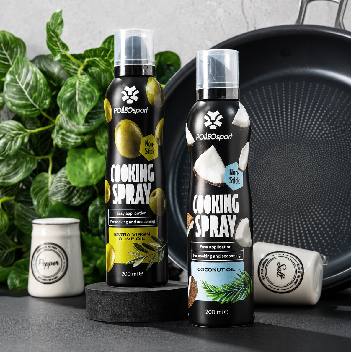 Cooking Spray, Extra Virgin Olive Oil, 200 ml