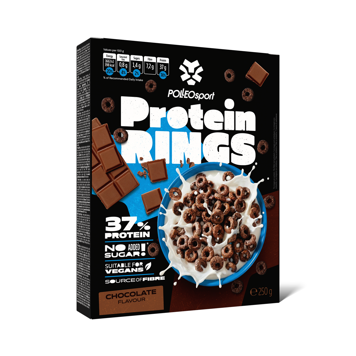 Protein Rings, 250 g - Chocolate