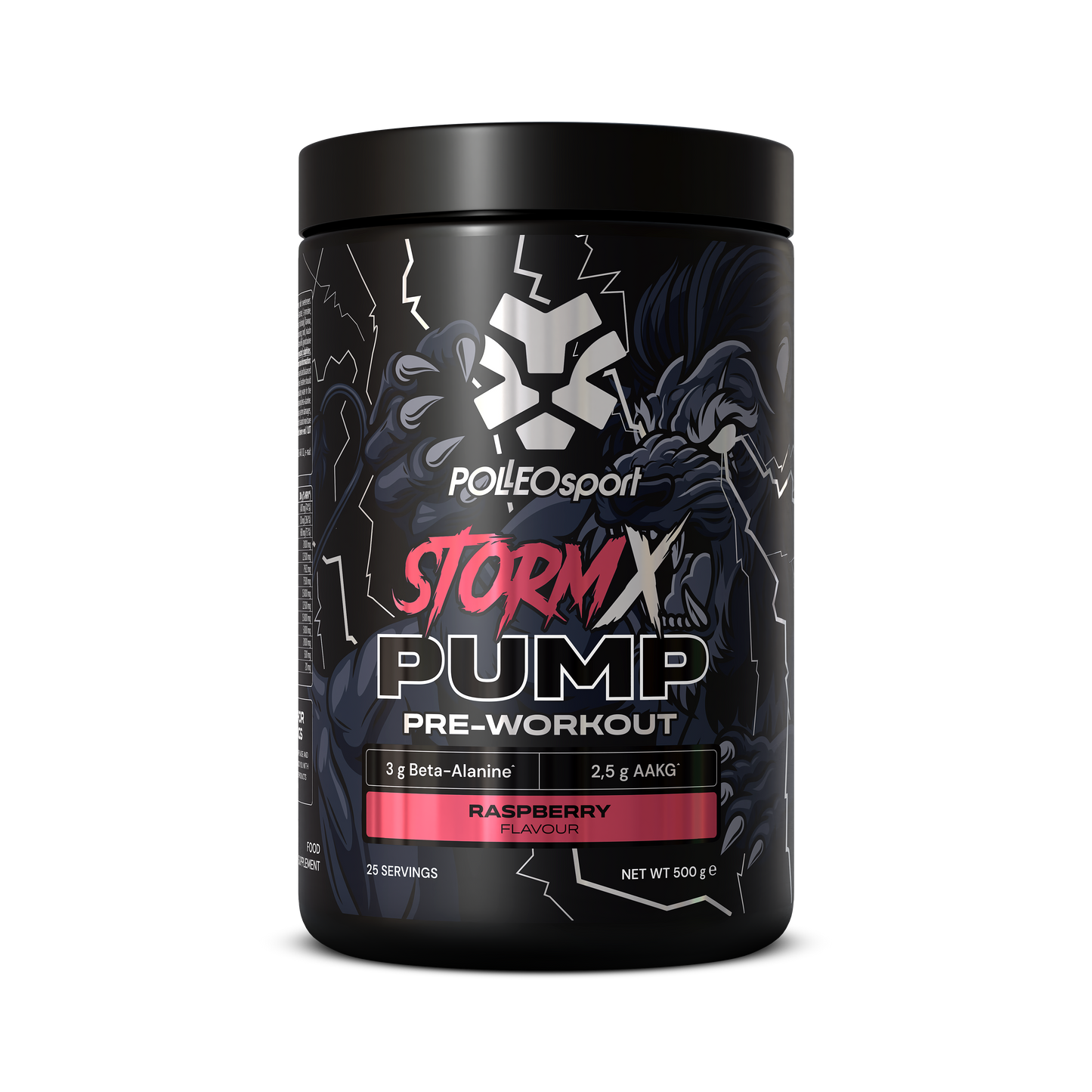 StormX PUMP Pre-Workout, 500 g - Raspberry