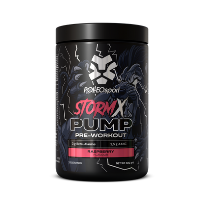 StormX PUMP Pre-Workout, 500 g - Raspberry