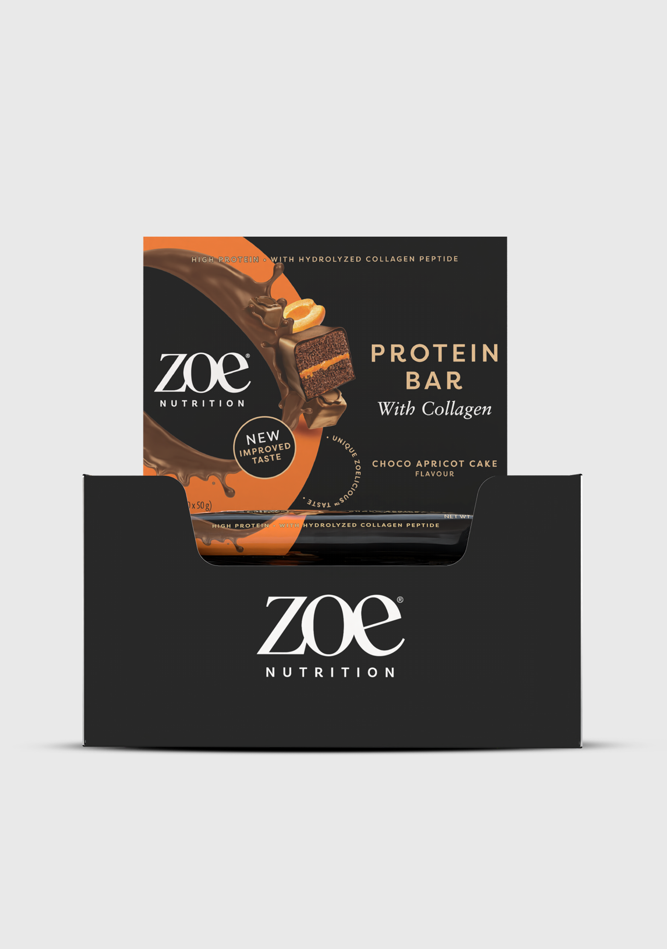 zoe Protein Bar, 50 g - Choco Apricot Cake