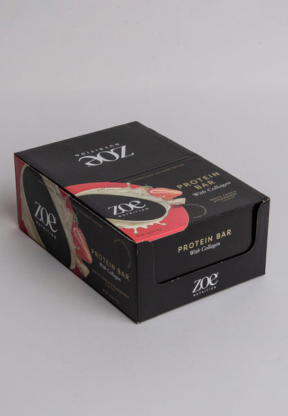 zoe Protein Bar, 50 g - White Chocolate Strawberry