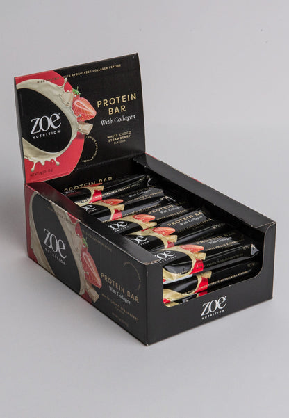 zoe Protein Bar, 50 g - White Chocolate Strawberry