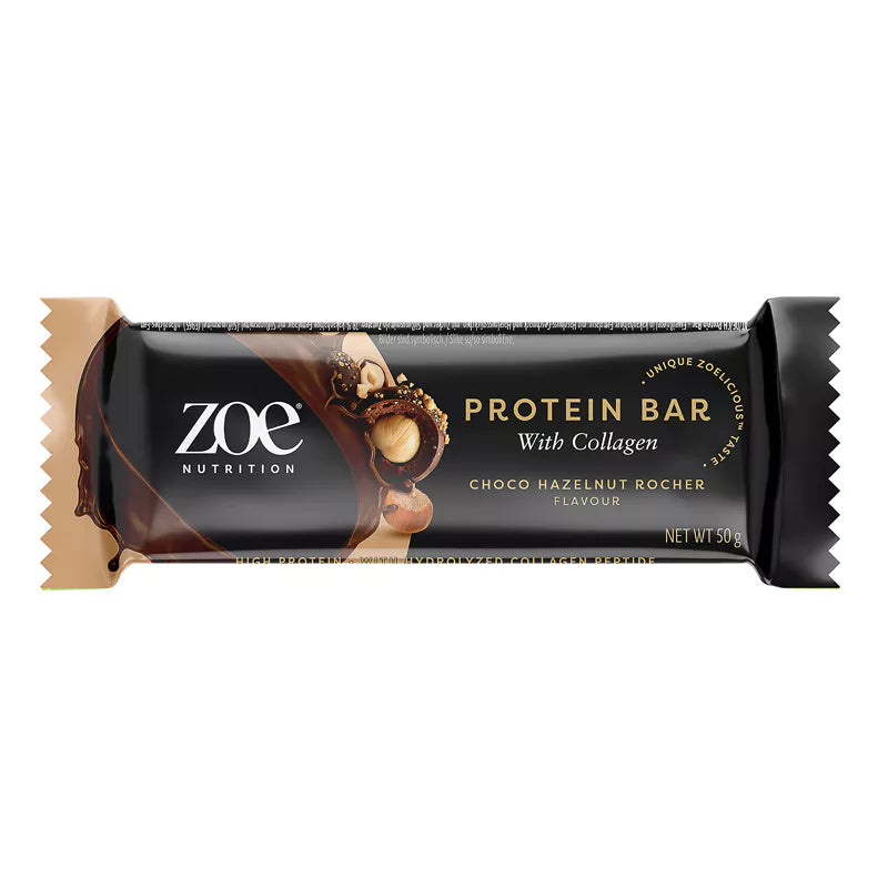 zoe Protein Bar, 50 g - Choco Hazelnut Rocher